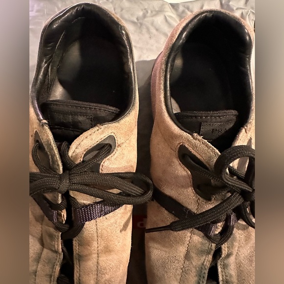 Men’s Prada Vintage Gray Brown Suede Leather Sport Sneaker with Dust Bag - Picture 7 of 12